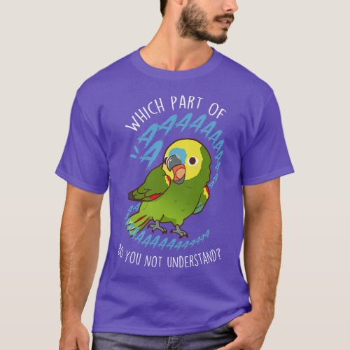 BlueFronted Amazon Parrot Aaaa T_Shirt
