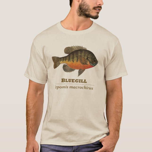 Bluegill Bream Fishing T-Shirt (Front)