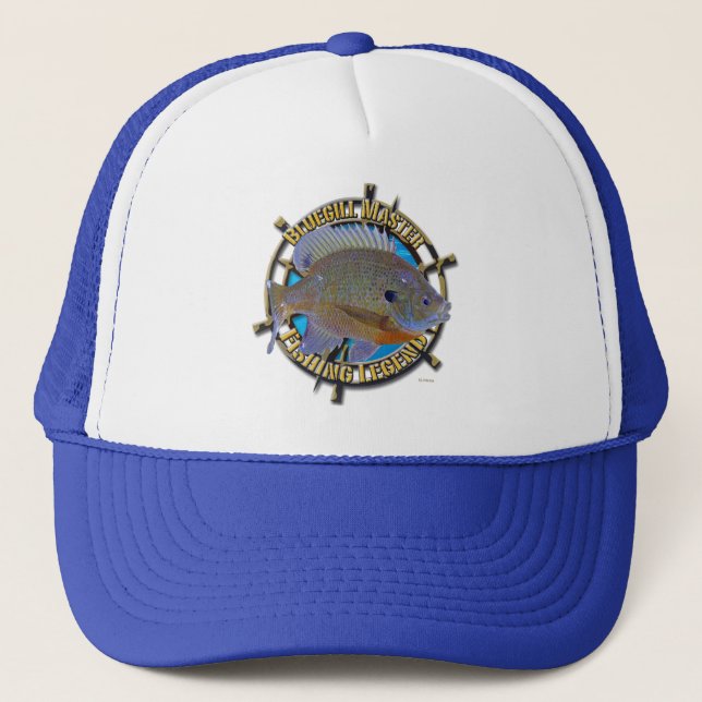 Bluegill fishing legend trucker hat (Front)