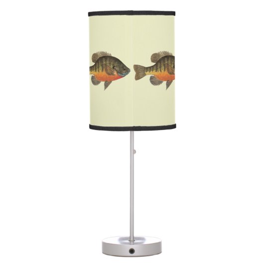 Bluegill Fishing Table Lamp (Back)
