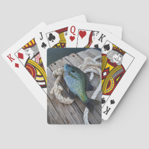 bluegill on dock poker cards