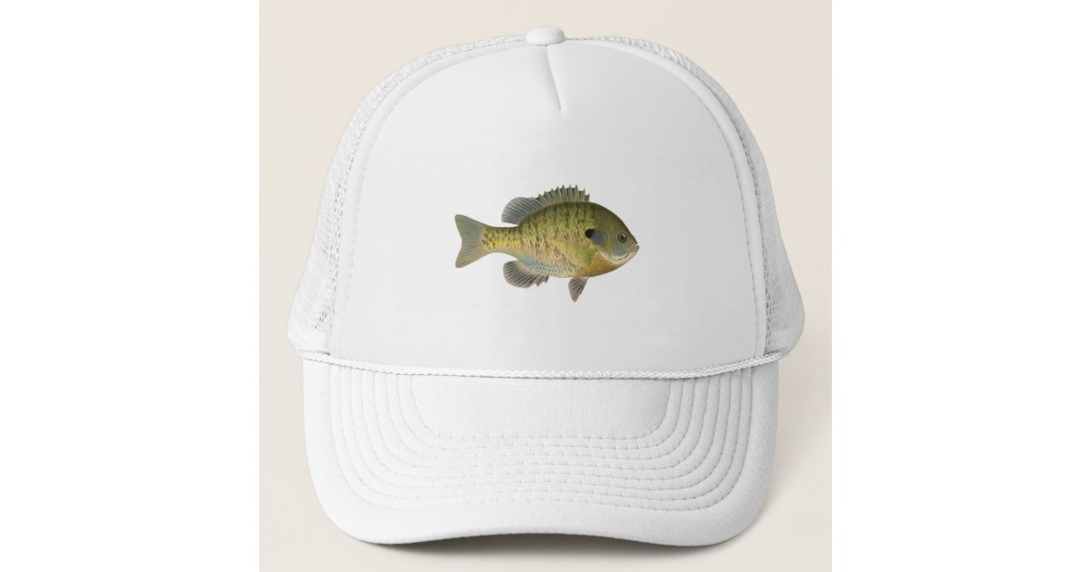bluegill fish trucker hat, Zazzle