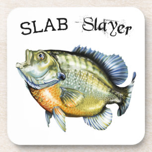 Bluegill Sunfish Slab Slayer Beverage Coaster