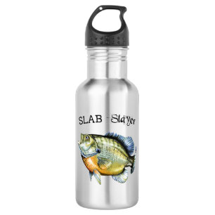 Bluegill Sunfish Slab Slayer Stainless Steel Water Bottle