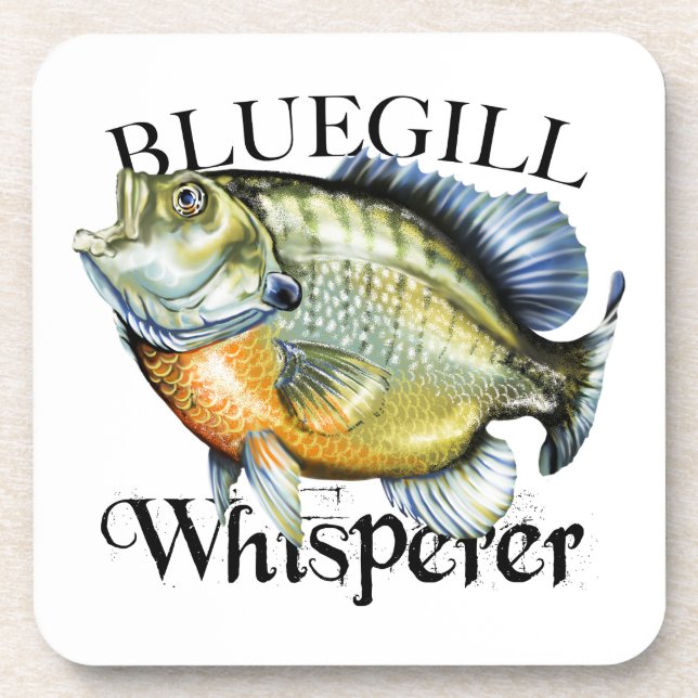 Bluegill Whisperer Beverage Coaster (Front)