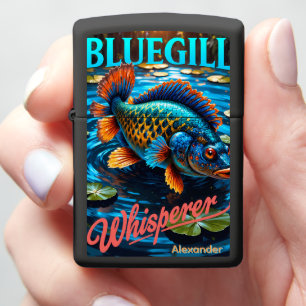 Bluegill Whisperer Personalized Panfish Zippo Lighter
