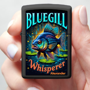 Bluegill Whisperer Unique Personalized Panfish Zippo Lighter