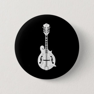 Bluegrass and Country Music Mandolin Player Button