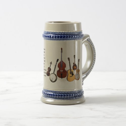 BLUEGRASS BAND BEER STEIN