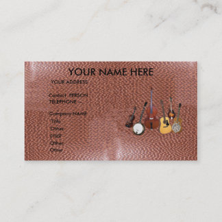 BLUEGRASS BAND-BUSINESS CARD