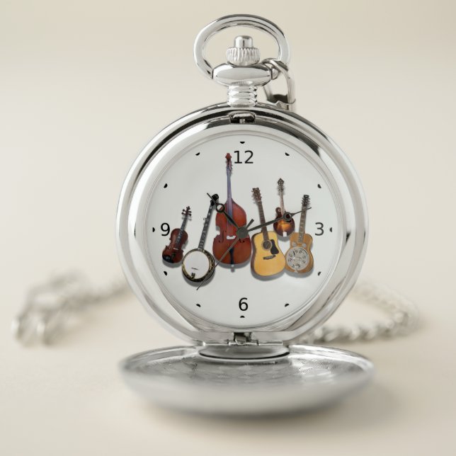 BLUEGRASS BAND POCKET WATCH (Inside)