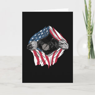 Bluegrass Banjo America USA Flag Card