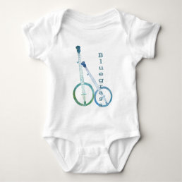 Bluegrass Banjo Duet Baby Bodysuit