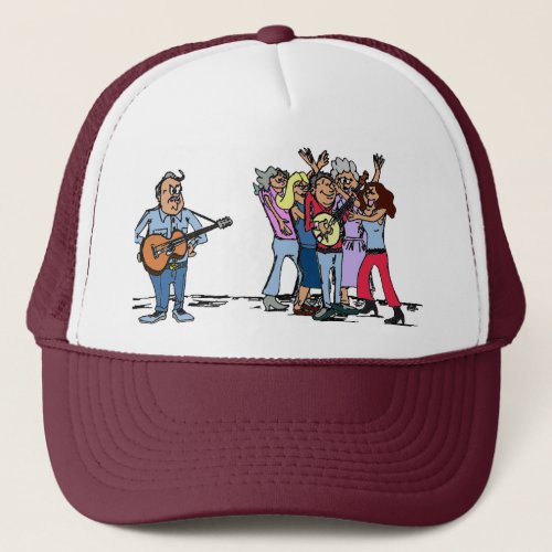 Bluegrass Banjo Humor Trucker Hat