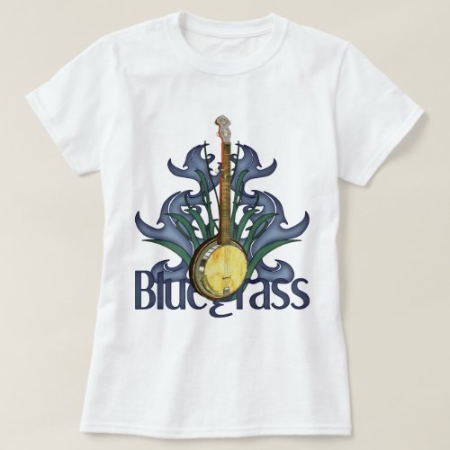 Bluegrass Banjo Music T_Shirt