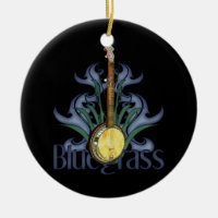 Bluegrass Banjo Personalized Ornament