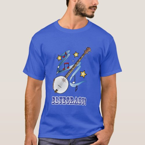 Bluegrass Banjo T_Shirt