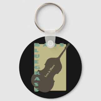 Bluegrass Bass: Less is More Keychain