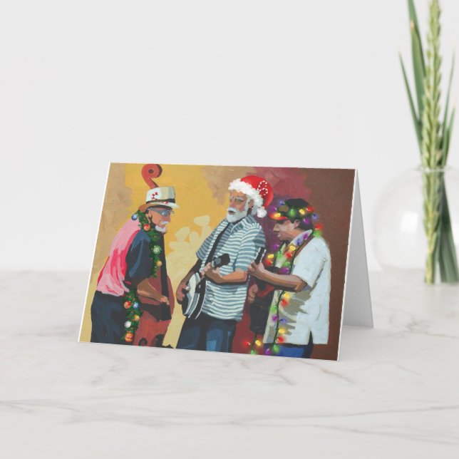 Bluegrass Christmas Holiday Card (Front)