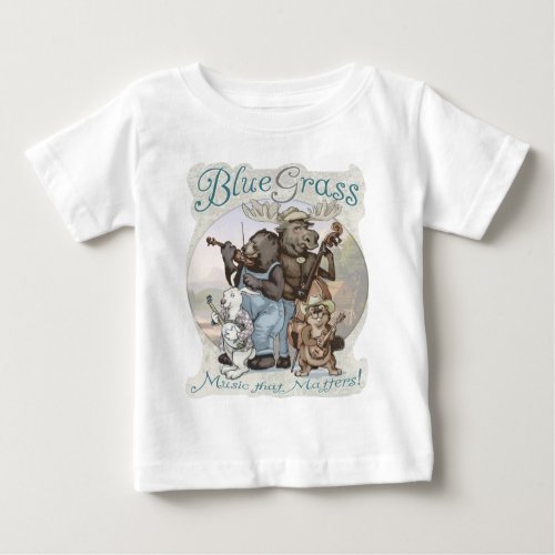 Bluegrass Critters by Mudge Studios Baby T_Shirt