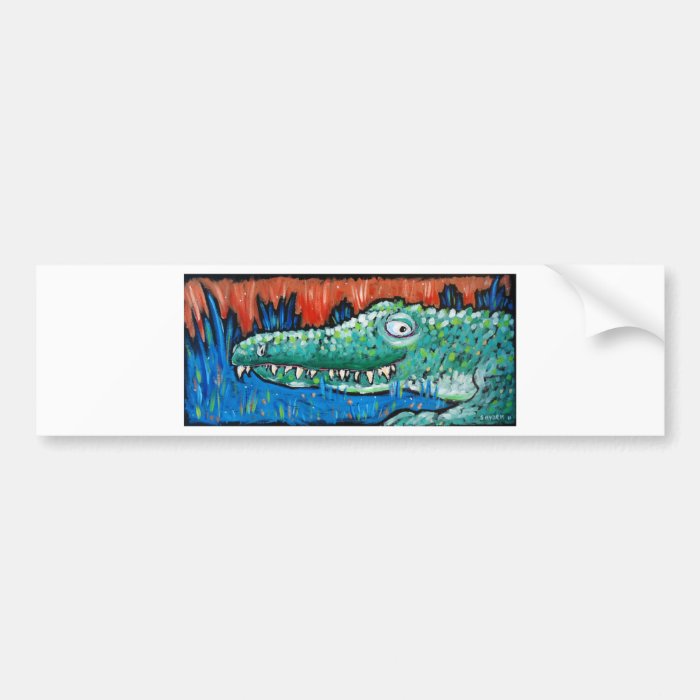 Bluegrass Gator Bumper Sticker