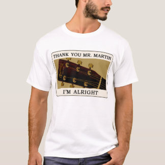 Bluegrass Guitar T-Shirt - Thank You Mr. Martin..