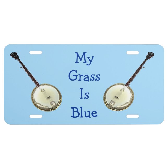 Bluegrass License Plate (Front)