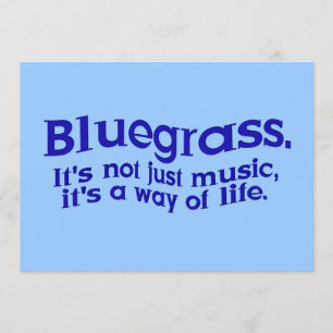 Bluegrass Music Party or Jam Session Invitation