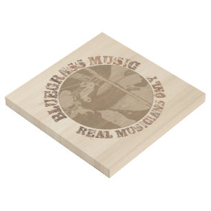 Bluegrass Music Real Musicians Only In Wood Gallery Wrap