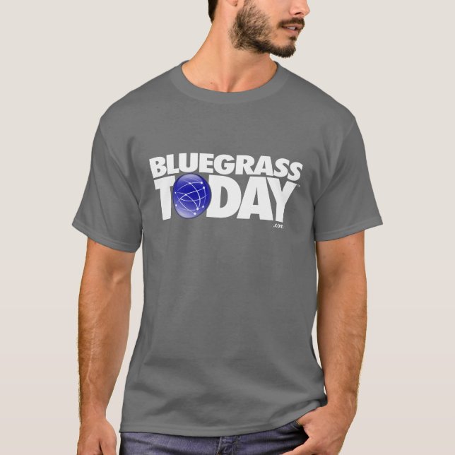 Bluegrass Today Dark Color Logo T-Shirt (Front)