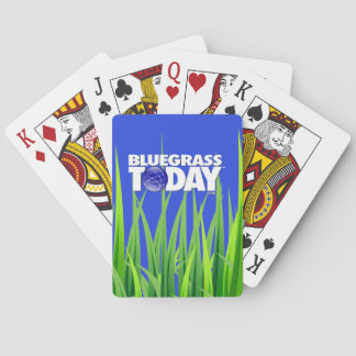 Bluegrass Today logo playing cards