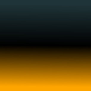BLUEGREEN BLACK ORANGE Original Gradient Canvas Print
