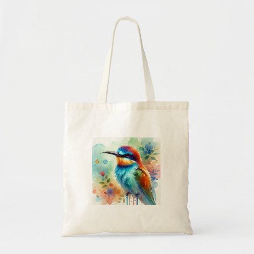 Blueheaded Beeeater 200624AREF225 _ Watercolor Tote Bag