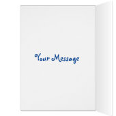 Blueish - Feathered Paisley Cards (Inside (Left))