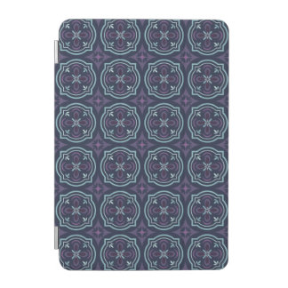 blueish floral tiling pattern iPad mini cover