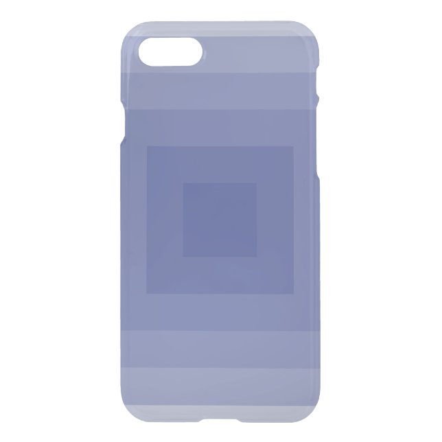 Blueish Purple Square Geometric Uncommon iPhone Case (Back)