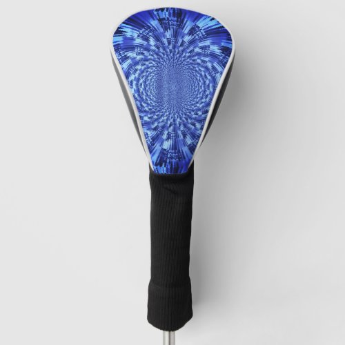 Blueish vision  of the wind  golf head cover