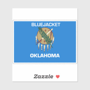 Bluejacket Oklahoma Sticker
