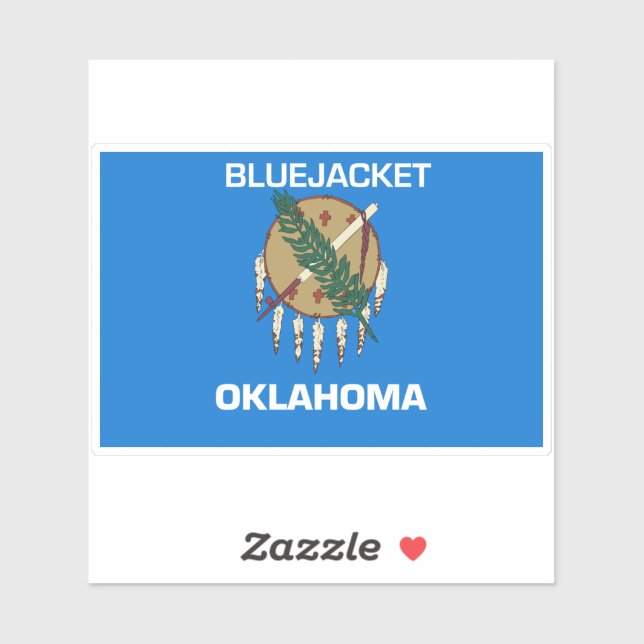 Bluejacket Oklahoma Sticker (Sheet)