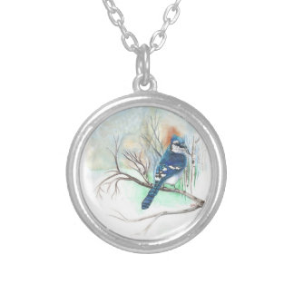 Bluejay Charm Necklace