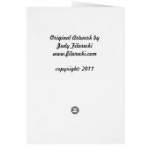Bluejay: peaceful Perch Cards (Back)