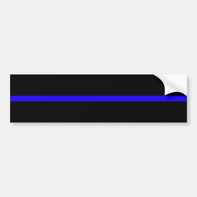blueline bumper sticker (Front)