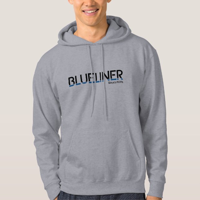 Blueliner Defense Hockey Hoodie (Front)