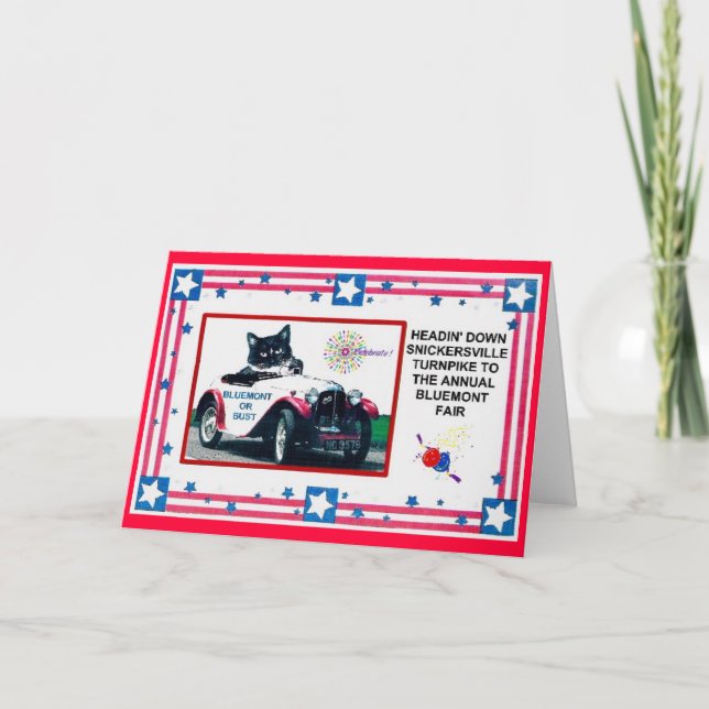 Bluemont Virginia Fair 2 Card (Front)