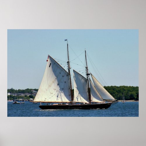 Bluenose II Schooner Poster