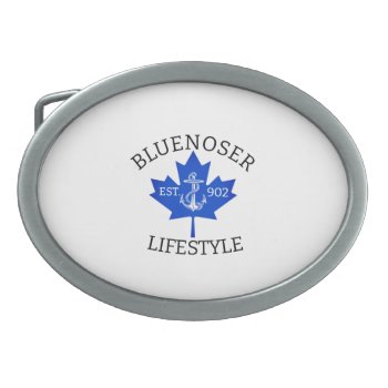 Bluenoser Lifestyle Maple Leaf 902 Eh !  Belt Buckle by Lighthouse_Route at Zazzle