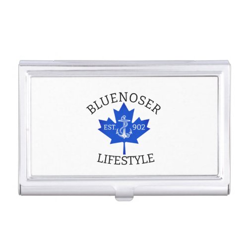 Bluenoser Lifestyle Maple leaf 902 Eh   Business Card Case