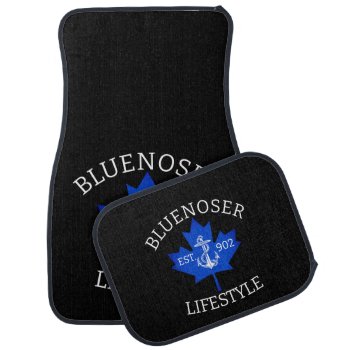 Bluenoser Lifestyle Maple Leaf 902 Eh !  Car Floor Mat by Lighthouse_Route at Zazzle