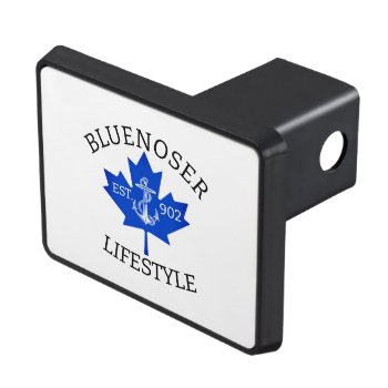 Bluenoser Lifestyle Maple Leaf 902 Eh !  Hitch Cover by Lighthouse_Route at Zazzle