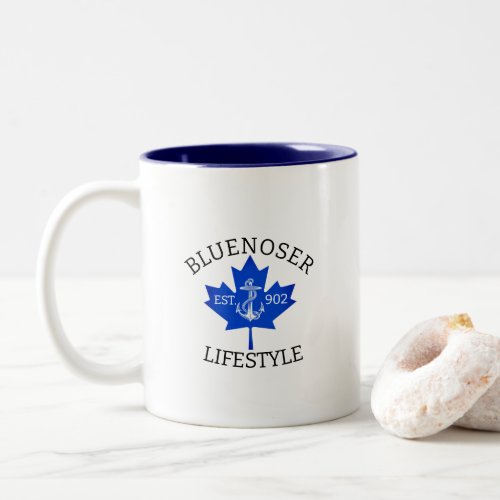 Bluenoser Lifestyle Maple leaf 902 Eh   Two_Tone Coffee Mug